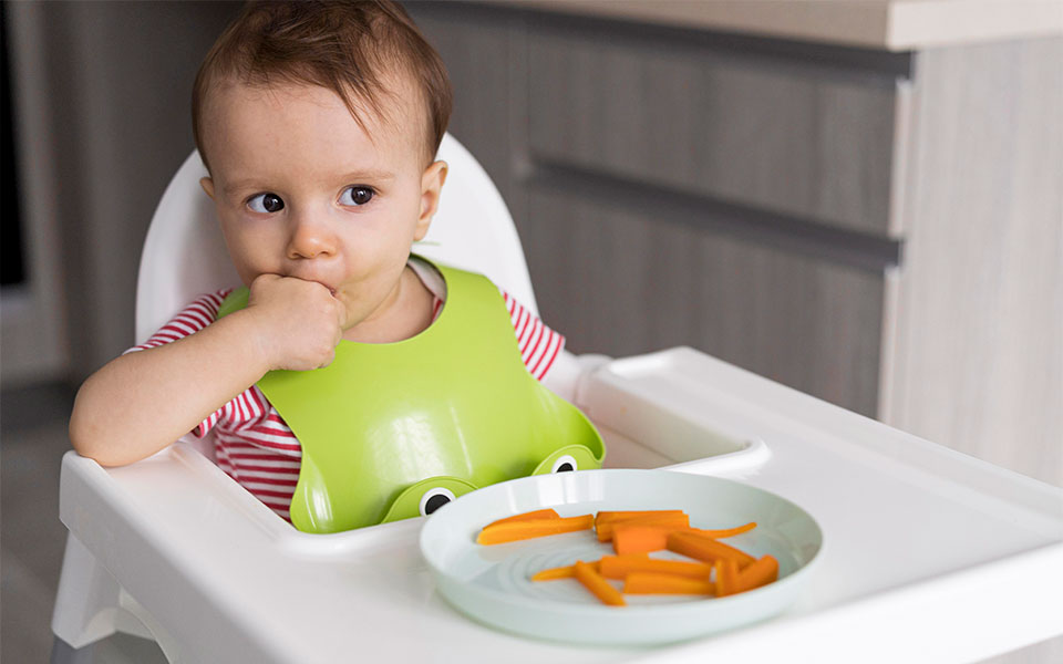 Como começar a introdução alimentar pelo método BLW com total segurança: o guia definitivo para os 6 meses do bebê